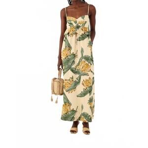 NEW DRESS TO banana maxi dress in paradise print